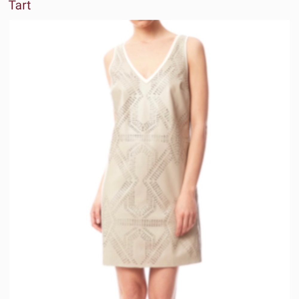 Tart Collection faux leather-embossed dress